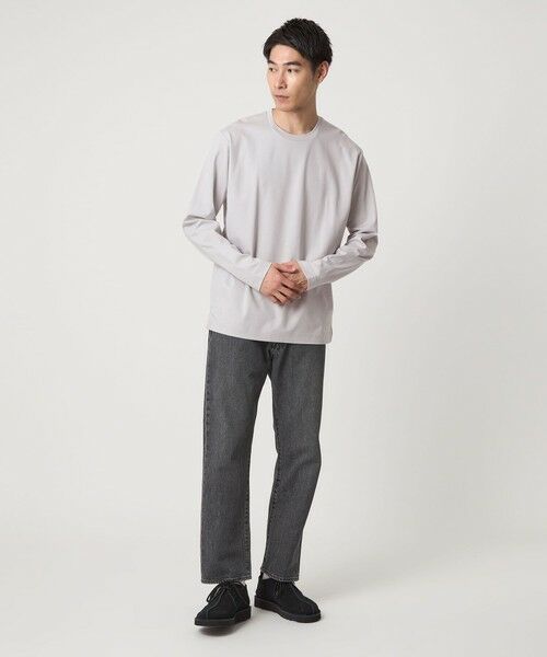 green label relaxing / グリーンレーベル リラクシング カットソー | オーガニック コットン ポンチ クルーネック Tシャツ | 詳細11