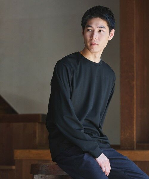 green label relaxing/グリーンレーベル リラクシング CARREMAN クルーネック Tシャツ BLACK L green label relaxing/グリーンレーベル リラクシング CARREMAN クルーネック Tシャツ BLACK L