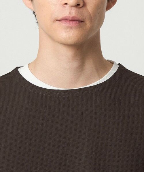 green label relaxing / グリーンレーベル リラクシング カットソー | KIVANC ノーカラー 長袖 Tシャツ -ストレッチ- | 詳細15