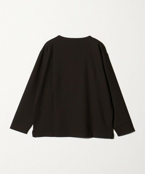 green label relaxing / グリーンレーベル リラクシング カットソー | KIVANC ノーカラー 長袖 Tシャツ -ストレッチ- | 詳細20