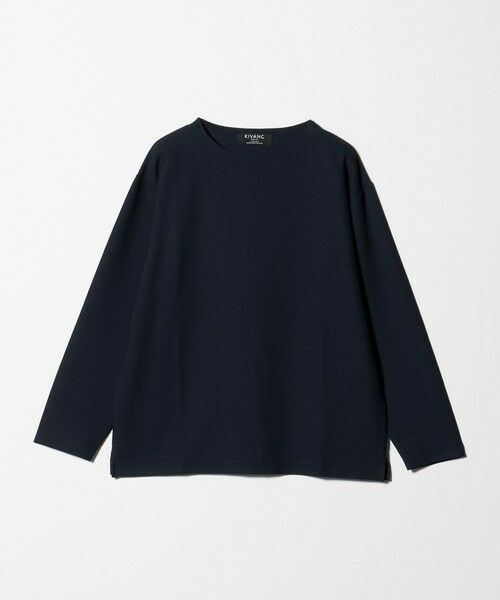 green label relaxing / グリーンレーベル リラクシング カットソー | KIVANC ノーカラー 長袖 Tシャツ -ストレッチ- | 詳細28