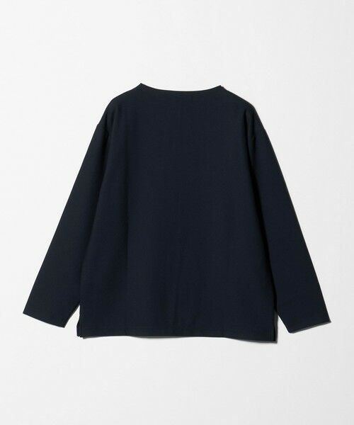 green label relaxing / グリーンレーベル リラクシング カットソー | KIVANC ノーカラー 長袖 Tシャツ -ストレッチ- | 詳細29