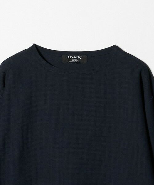 green label relaxing / グリーンレーベル リラクシング カットソー | KIVANC ノーカラー 長袖 Tシャツ -ストレッチ- | 詳細30