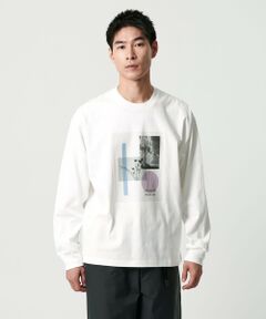 green label relaxing / グリーンレーベル リラクシング カットソー | ＜Phospho Graphica＞グラフィック ロングスリーブ Tシャツ