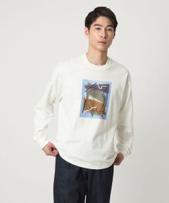 green label relaxing / グリーンレーベル リラクシング カットソー | ＜Phospho Graphica＞グラフィック ロングスリーブ Tシャツ