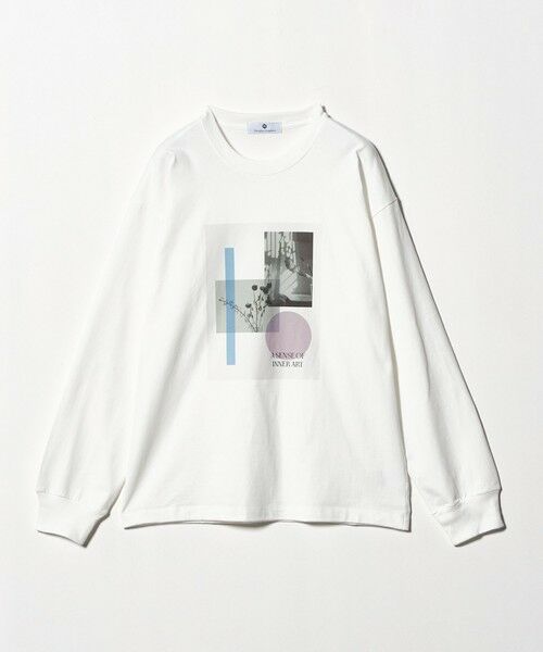 green label relaxing / グリーンレーベル リラクシング カットソー | ＜Phospho Graphica＞グラフィック ロングスリーブ Tシャツ | 詳細2