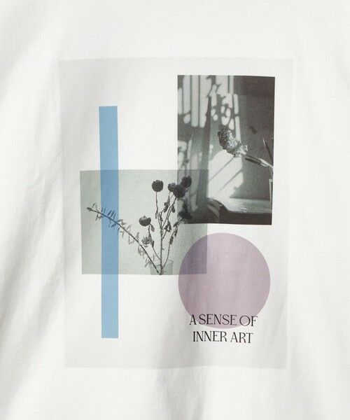 green label relaxing / グリーンレーベル リラクシング カットソー | ＜Phospho Graphica＞グラフィック ロングスリーブ Tシャツ | 詳細5