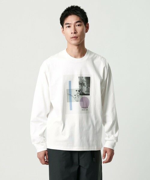 green label relaxing/グリーンレーベル リラクシング <Phospho Graphica>グラフィック ロングスリーブ Tシャツ WHITE L green label relaxing/グリーンレーベル リラクシング <Phospho Graphica>グラフィック ロングスリーブ Tシャツ WHITE L