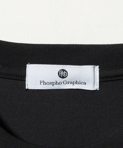 green label relaxing / グリーンレーベル リラクシング カットソー | ＜Phospho Graphica＞グラフィック ロングスリーブ Tシャツ | 詳細14