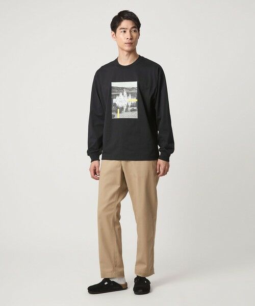 green label relaxing / グリーンレーベル リラクシング カットソー | ＜Phospho Graphica＞グラフィック ロングスリーブ Tシャツ | 詳細7