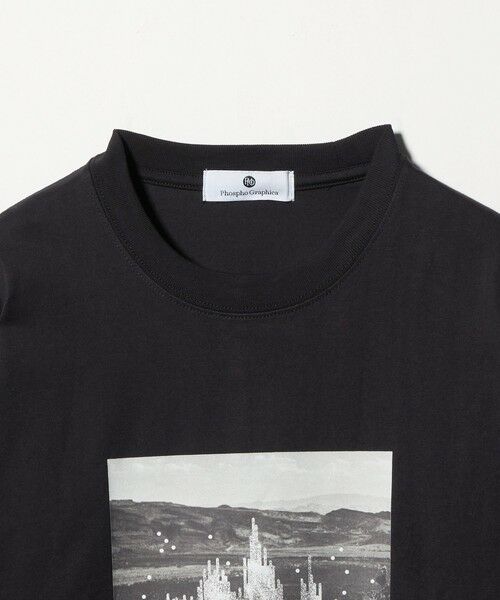 green label relaxing / グリーンレーベル リラクシング カットソー | ＜Phospho Graphica＞グラフィック ロングスリーブ Tシャツ | 詳細10