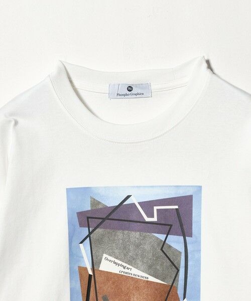 green label relaxing / グリーンレーベル リラクシング カットソー | ＜Phospho Graphica＞グラフィック ロングスリーブ Tシャツ | 詳細22