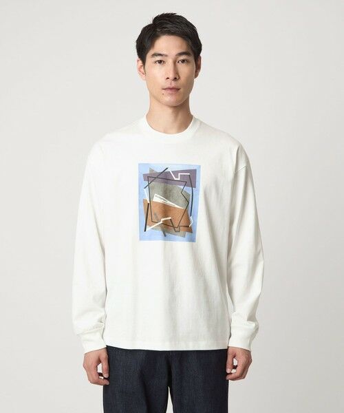 green label relaxing / グリーンレーベル リラクシング カットソー | ＜Phospho Graphica＞グラフィック ロングスリーブ Tシャツ | 詳細17