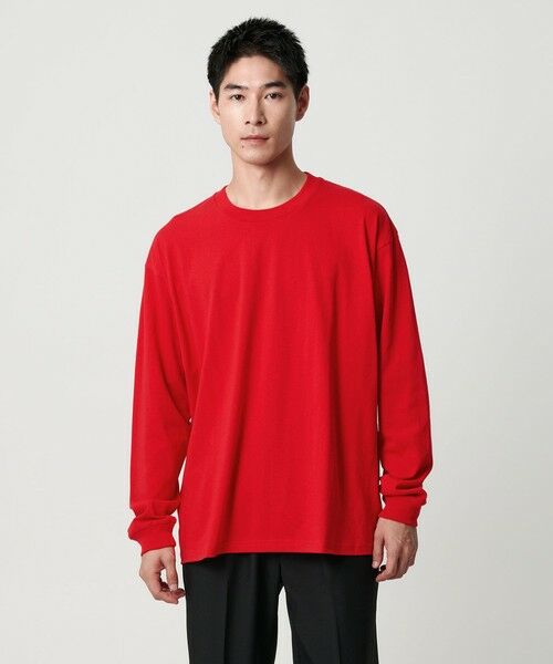 green label relaxing / グリーンレーベル リラクシング カットソー | <GOAT>7オンス ロングスリーブ Tシャツ(RED)
