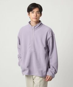 green label relaxing / グリーンレーベル リラクシング カットソー | ＜GOAT＞フリース ハーフジップ プルオーバー