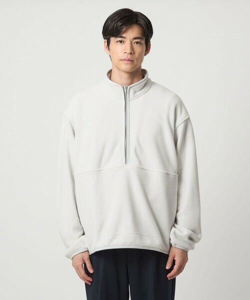 green label relaxing / グリーンレーベル リラクシング カットソー | ＜GOAT＞フリース ハーフジップ プルオーバー | 詳細8
