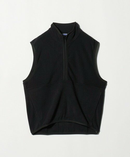 green label relaxing/グリーンレーベル リラクシング <GOAT>フリース ハーフジップ ベスト BLACK M green label relaxing/グリーンレーベル リラクシング <GOAT>フリース ハーフジップ ベスト BLACK M