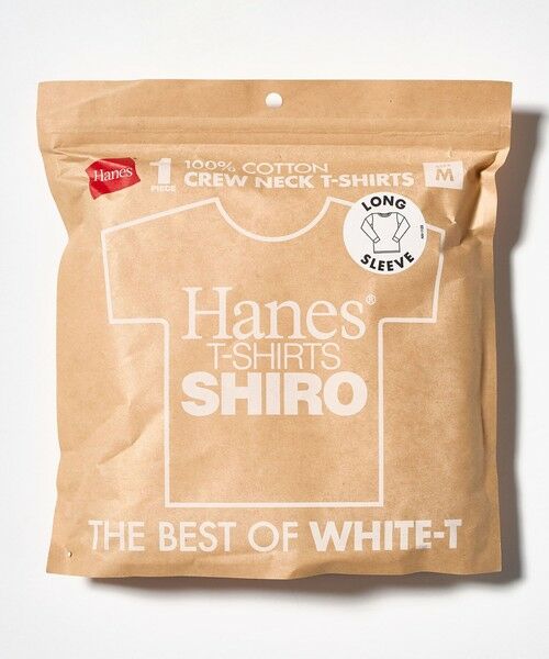 green label relaxing / グリーンレーベル リラクシング Tシャツ | ＜Hanes＞SHIRO T 長袖 Tシャツ | 詳細7