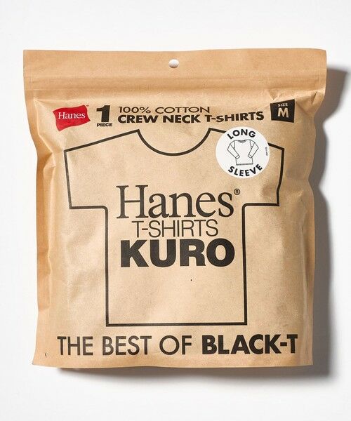 green label relaxing / グリーンレーベル リラクシング カットソー | ＜Hanes＞KURO T 長袖 Tシャツ | 詳細12