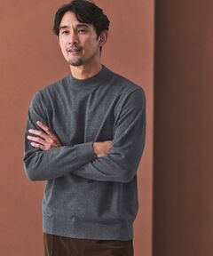 green label relaxing / グリーンレーベル リラクシング ニット・セーター | 【WEB限定】JUST fit ジャケイン モックネック ニット