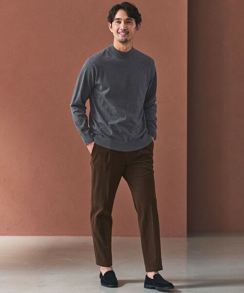 green label relaxing / グリーンレーベル リラクシング ニット・セーター | 【WEB限定】JUST fit ジャケイン モックネック ニット | 詳細10