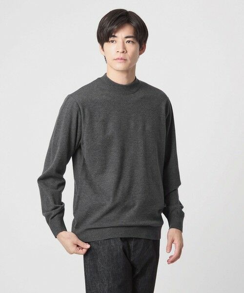 green label relaxing / グリーンレーベル リラクシング ニット・セーター | 【WEB限定】JUST fit ジャケイン モックネック ニット | 詳細11