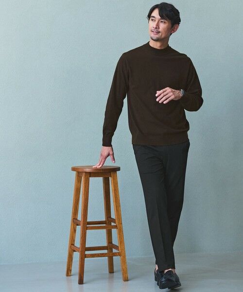 green label relaxing / グリーンレーベル リラクシング ニット・セーター | 【WEB限定】JUST fit ジャケイン モックネック ニット | 詳細24