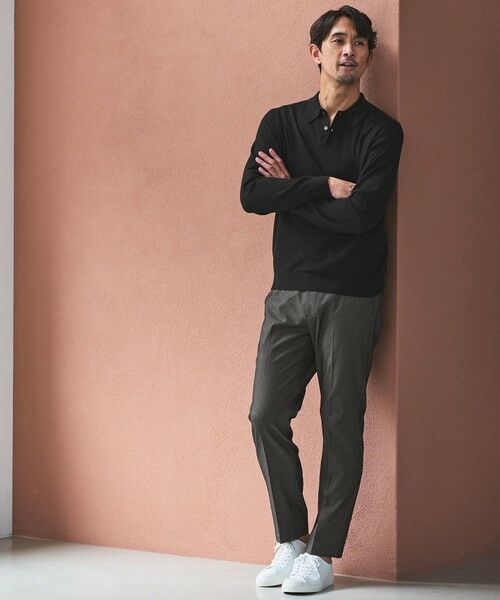 green label relaxing / グリーンレーベル リラクシング ニット・セーター | 【WEB限定】JUST fit ジャケイン ニットポロ | 詳細1