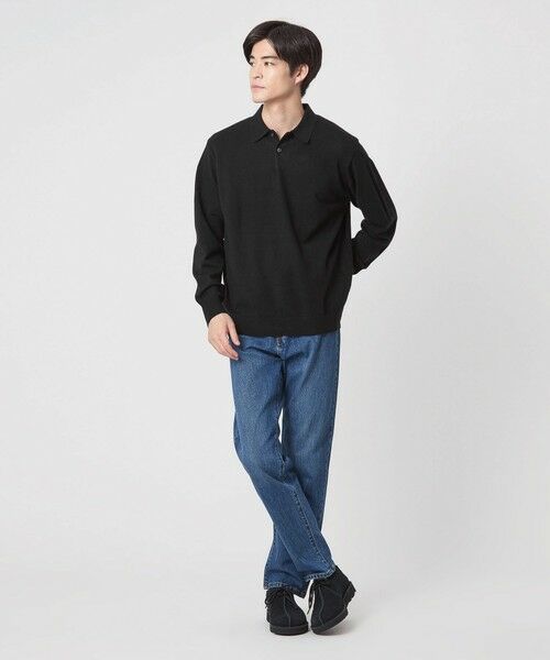 green label relaxing / グリーンレーベル リラクシング ニット・セーター | 【WEB限定】JUST fit ジャケイン ニットポロ | 詳細3