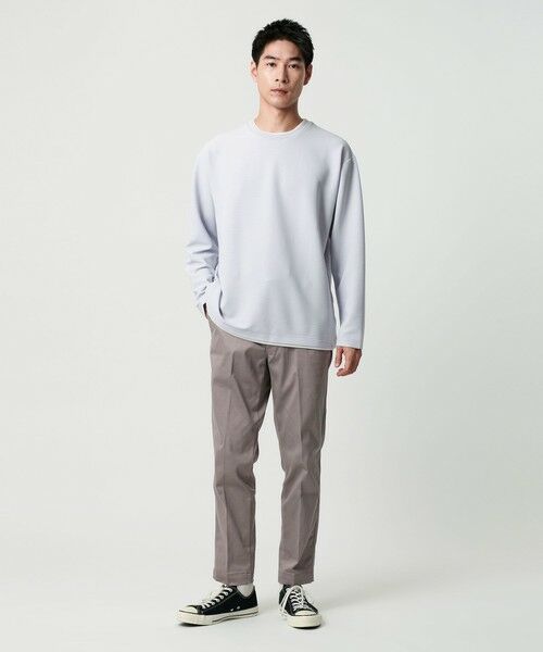 green label relaxing / グリーンレーベル リラクシング その他パンツ | TC サテン スマートレッグ S1 イージーパンツ -ストレッチ- | 詳細7