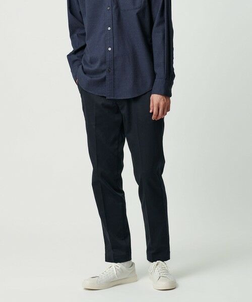 green label relaxing/グリーンレーベル リラクシング TC サテン スマートレッグ S1 イージーパンツ -ストレッチ- NAVY L green label relaxing/グリーンレーベル リラクシング TC サテン スマートレッグ S1 イージーパンツ -ストレッチ- NAVY L