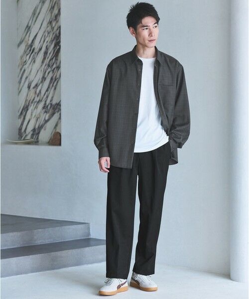 green label relaxing / グリーンレーベル リラクシング その他パンツ | TW サージ オルマイ ワイド W3 イージーパンツ -ストレッチ- | 詳細2