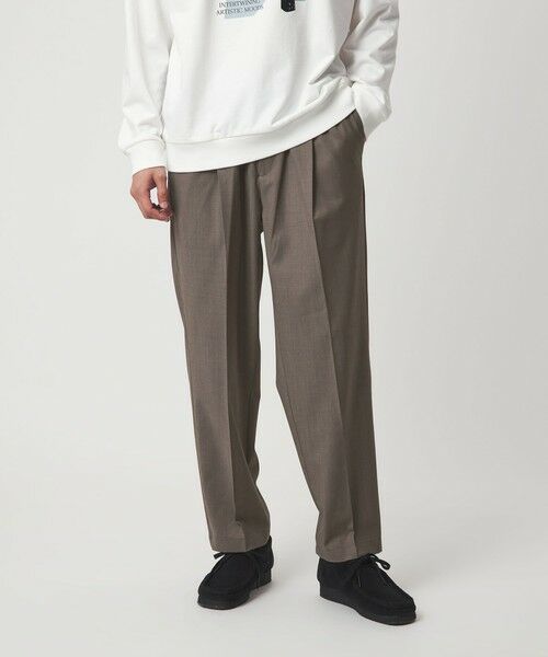 green label relaxing / グリーンレーベル リラクシング その他パンツ | TW サージ オルマイ ワイド W3 イージーパンツ -ストレッチ- | 詳細11