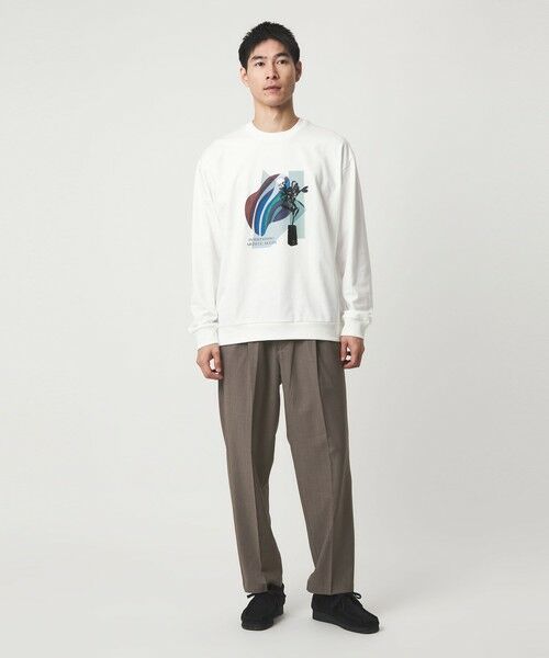 green label relaxing / グリーンレーベル リラクシング その他パンツ | TW サージ オルマイ ワイド W3 イージーパンツ -ストレッチ- | 詳細12