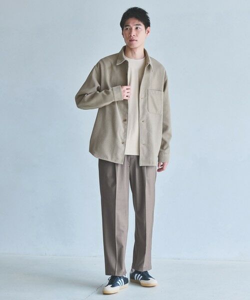 green label relaxing / グリーンレーベル リラクシング その他パンツ | TW サージ オルマイ ワイド W3 イージーパンツ -ストレッチ- | 詳細10