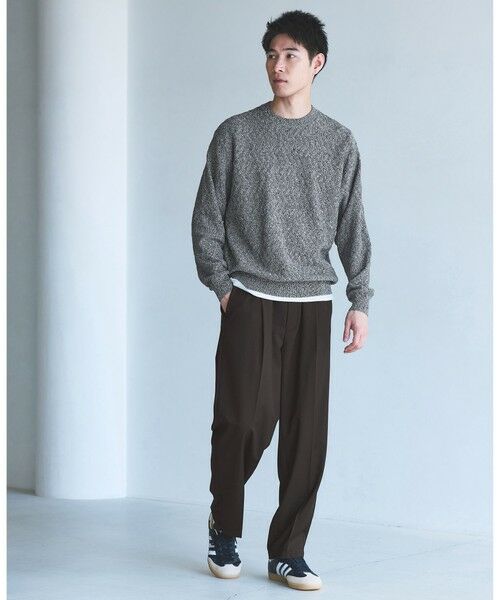 green label relaxing / グリーンレーベル リラクシング その他パンツ | TW サージ オルマイ ワイド W3 イージーパンツ -ストレッチ- | 詳細25