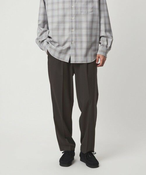 green label relaxing / グリーンレーベル リラクシング その他パンツ | TW サージ オルマイ ワイド W3 イージーパンツ -ストレッチ- | 詳細26