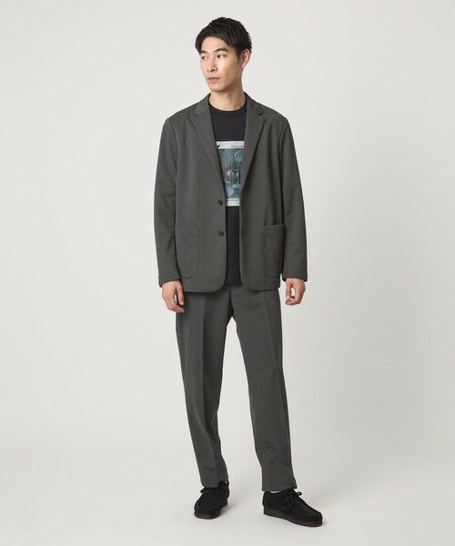 green label relaxing / グリーンレーベル リラクシング その他パンツ | ポリエステル トリコット ワイド ユーティリティパンツ W2 イージーパンツ | 詳細2