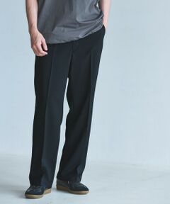 green label relaxing / グリーンレーベル リラクシング その他パンツ | ポリエステル カルゼ ワイド ストレート ユーティリティパンツ イージーパンツ  -ストレッチ-