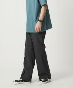 green label relaxing / グリーンレーベル リラクシング その他パンツ | ポリエステル カルゼ ワイド ストレート ユーティリティパンツ イージーパンツ  -ストレッチ-