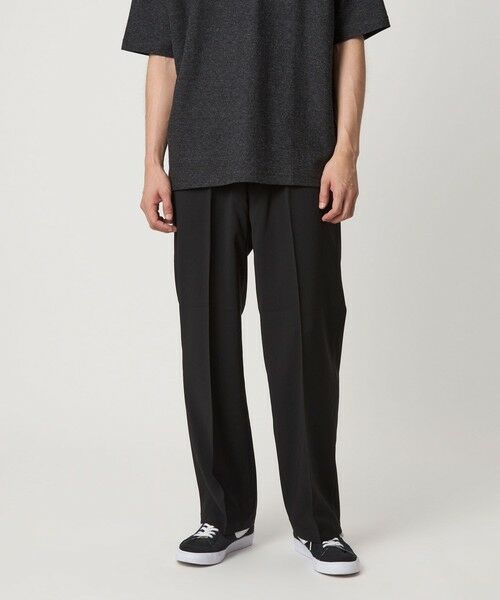 green label relaxing / グリーンレーベル リラクシング その他パンツ | ポリエステル カルゼ ワイド ストレート ユーティリティパンツ イージーパンツ  -ストレッチ- | 詳細2