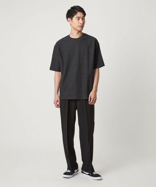 green label relaxing / グリーンレーベル リラクシング その他パンツ | ポリエステル カルゼ ワイド ストレート ユーティリティパンツ イージーパンツ  -ストレッチ- | 詳細3