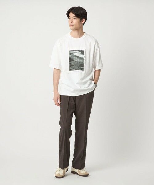 green label relaxing / グリーンレーベル リラクシング その他パンツ | ポリエステル カルゼ ワイド ストレート ユーティリティパンツ イージーパンツ  -ストレッチ- | 詳細25