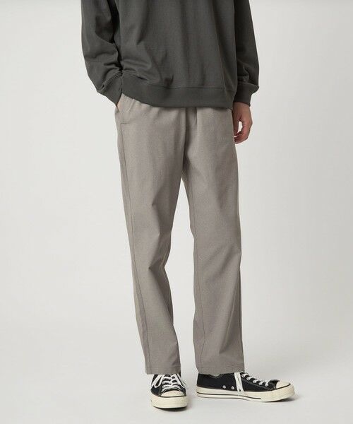 green label relaxing/グリーンレーベル リラクシング ウールライク PLAY-PANTS W2 イージーパンツ -ストレッチ・吸水速乾- BEIGE L
