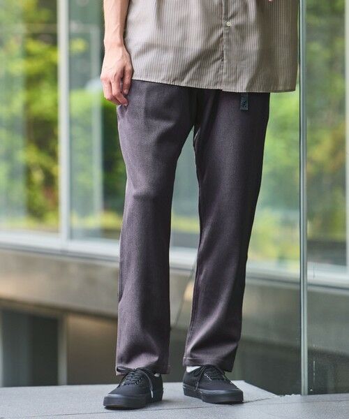 green label relaxing/グリーンレーベル リラクシング 【別注】<Gramicci>GLR ウールライク ナローテーパード パンツ MD. GRAY XL green label relaxing/グリーンレーベル リラクシング 【別注】<Gramicci>GLR ウールライク ナローテーパード パンツ MD. GRAY XL