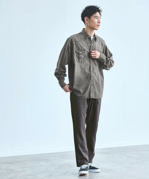 green label relaxing / グリーンレーベル リラクシング その他パンツ | 【別注】<Gramicci>GLR ウールライク ナローテーパード パンツ | 詳細11