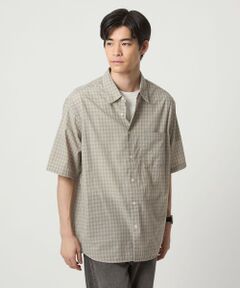 green label relaxing / グリーンレーベル リラクシング シャツ・ブラウス | ミニ オンブレ チェック ジャストルーズ レギュラーカラー シャツ -通気性-