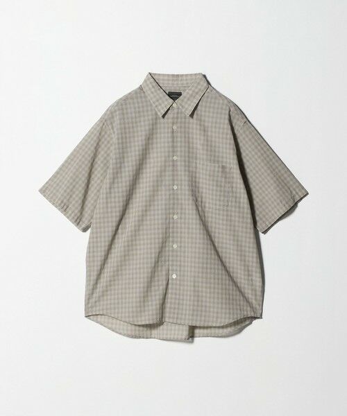 green label relaxing / グリーンレーベル リラクシング シャツ・ブラウス | ミニ オンブレ チェック ジャストルーズ レギュラーカラー シャツ -通気性- | 詳細2