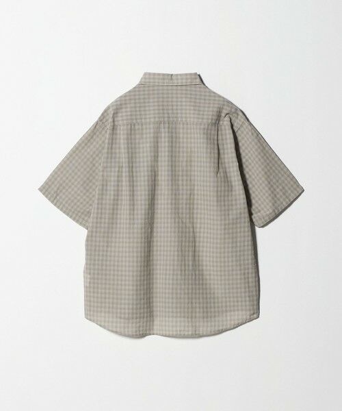 green label relaxing / グリーンレーベル リラクシング シャツ・ブラウス | ミニ オンブレ チェック ジャストルーズ レギュラーカラー シャツ -通気性- | 詳細3