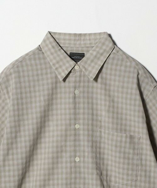 green label relaxing / グリーンレーベル リラクシング シャツ・ブラウス | ミニ オンブレ チェック ジャストルーズ レギュラーカラー シャツ -通気性- | 詳細4